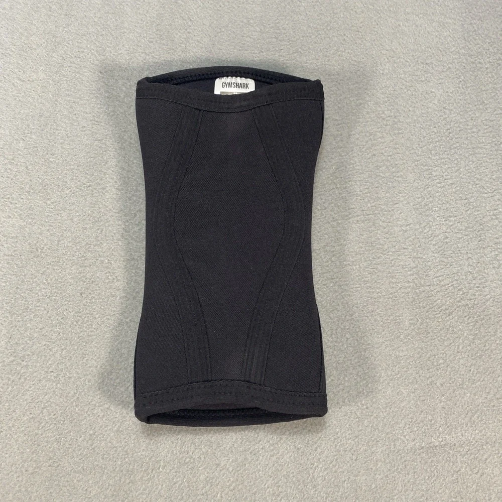 Gym Shark Elbow Sleeve Compression Medium Black Neoprene Gym Workout